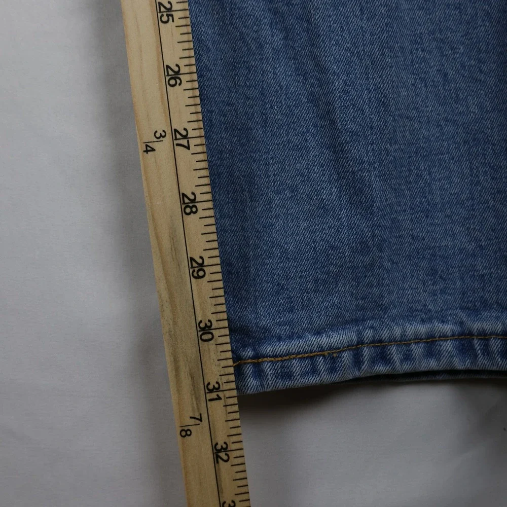 Levis 505 Jeans Mens 36x32 Blue Denim Baggy‎ Fit Straight Leg Medium Wash Pants